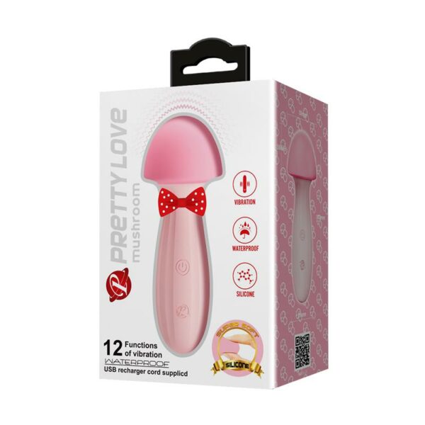 Mushroom Vibrador/Masajeador Silicona USB