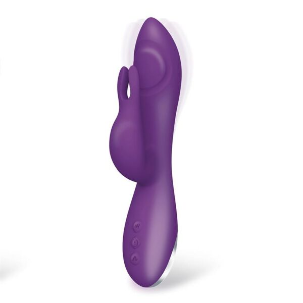 No. Eleven Vibrador con Conejito, Punto G y Fución de Pulsación USB Margnético Silicona