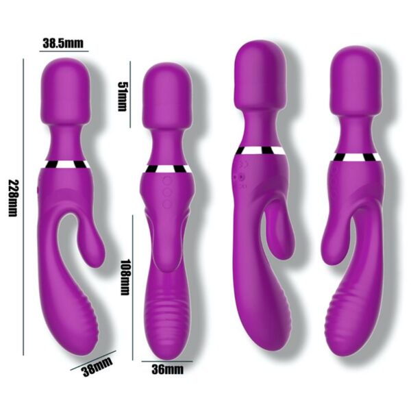 No. Fifteen Vibrador y Masajeador 3 Motores Independientes - Imagen 4