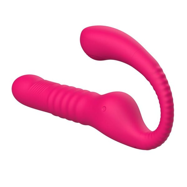 No. TwentyThree Vibrador Doble con Pulsación y Thrusting Flexible 180º