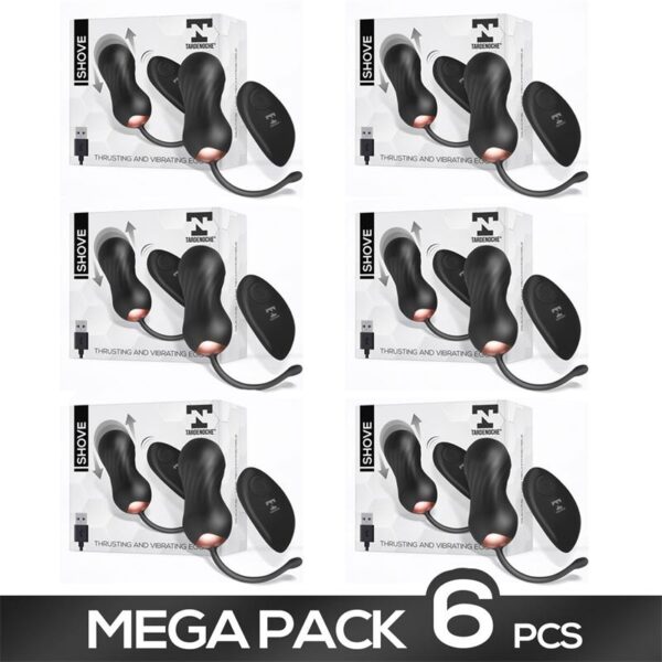 Pack 5+1 Shove Huevo con Movimiento Thrusting y Vibrador Control Remoto