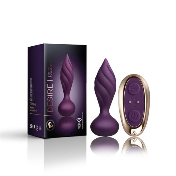 Plug Anal con Control Remoto Petite Sensations Desire Púrpura