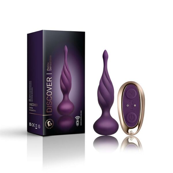 Plug Anal con Control Remoto Petite Sensations Discover Púrpura