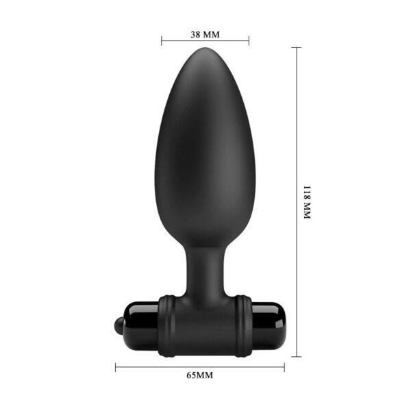 Plug Anal con Vibración Vibra Butt Plug II USB - Imagen 3