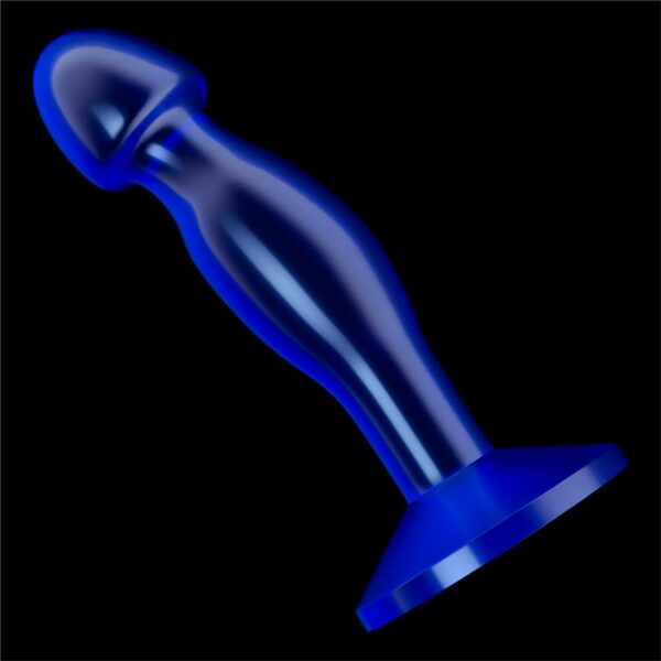 Plug Anal Flawless Azul Transparente 6.5