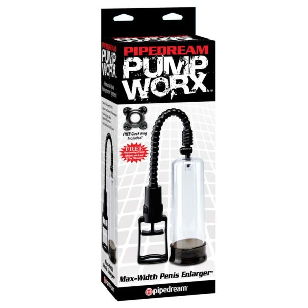 Pump Worx Alargador de Pene Max-Width Color Negro