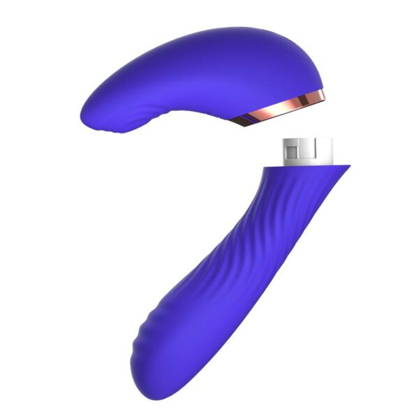 Rayden Vibrador con Pulsación y Bolas Internas Desmontable Dos Posiciones