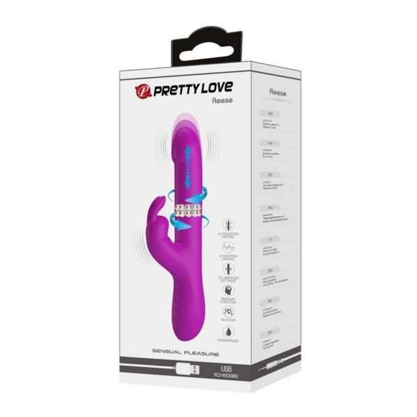 Reese Vibrador con Bolas Internas y Thrusting USB - Imagen 9