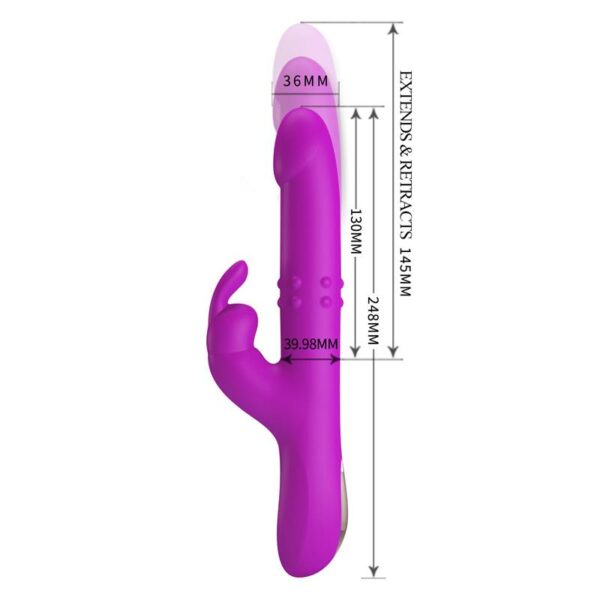 Reese Vibrador con Bolas Internas y Thrusting USB - Imagen 5