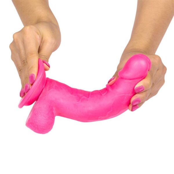 Slidy Dildo Realista Dual Layer Retráctil y Orientable 8