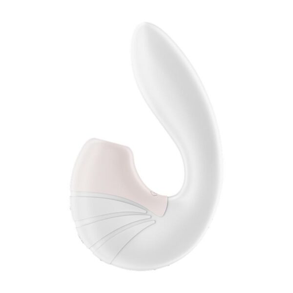 Supernova Succionador y Vibrador Súper Flexible USB Blanco