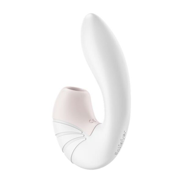 Supernova Succionador y Vibrador Súper Flexible USB Blanco