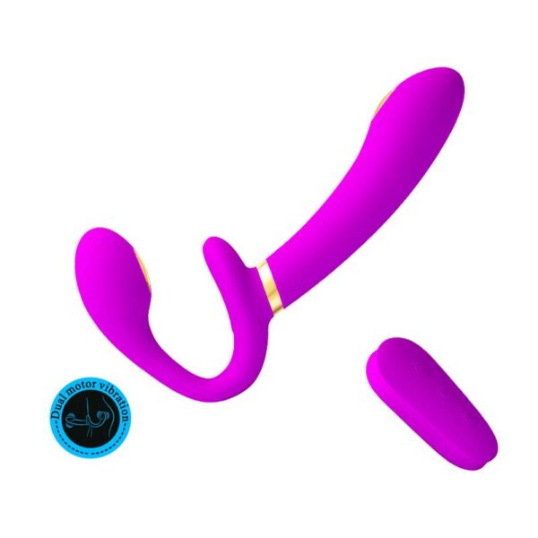 Thunderbird Vibrador para Parejas sin Arnés con Control Remoto - Imagen 2