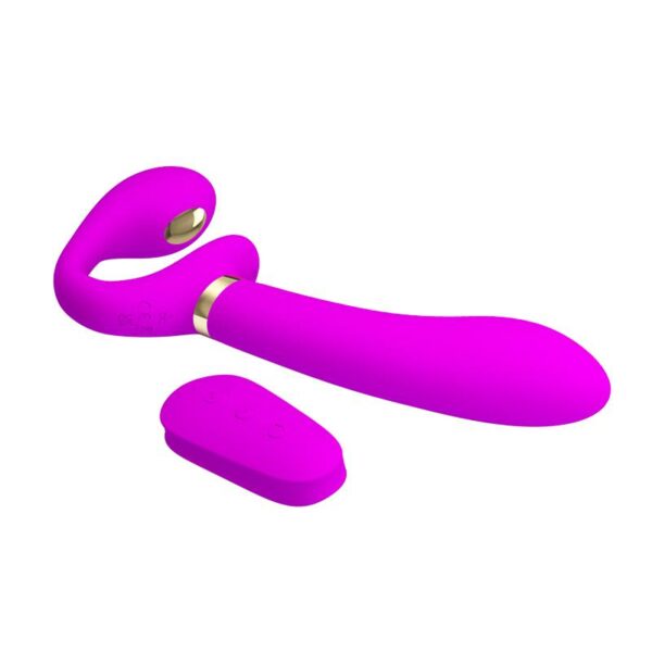 Thunderbird Vibrador para Parejas sin Arnés con Control Remoto - Imagen 4