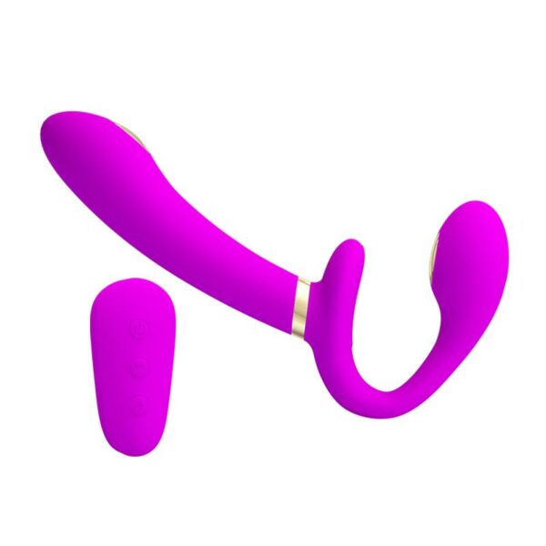 Thunderbird Vibrador para Parejas sin Arnés con Control Remoto - Imagen 8