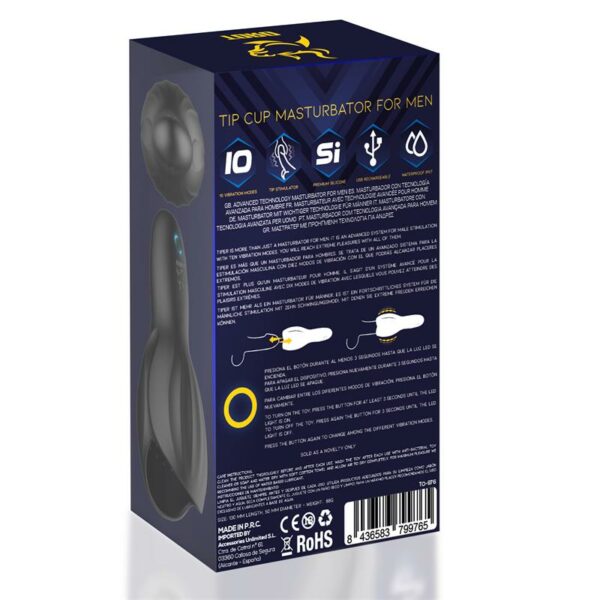 Tiper Copa Masturbadora para el Pene Silicona USB - Imagen 5