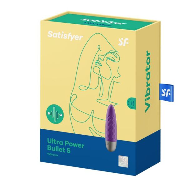 Ultra Power Bullet 5 Bala Vibradora Violet