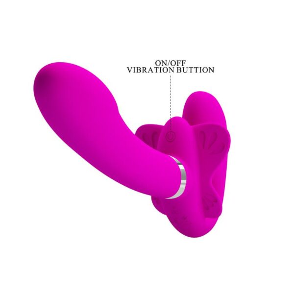 Valerie Vibrador para Parejas sin Arnés USB