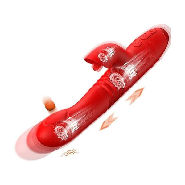 Velvet Vibrador con Thrusting y Pulsación