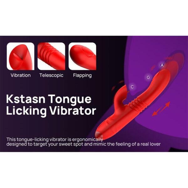 Velvet Vibrador con Thrusting y Pulsación