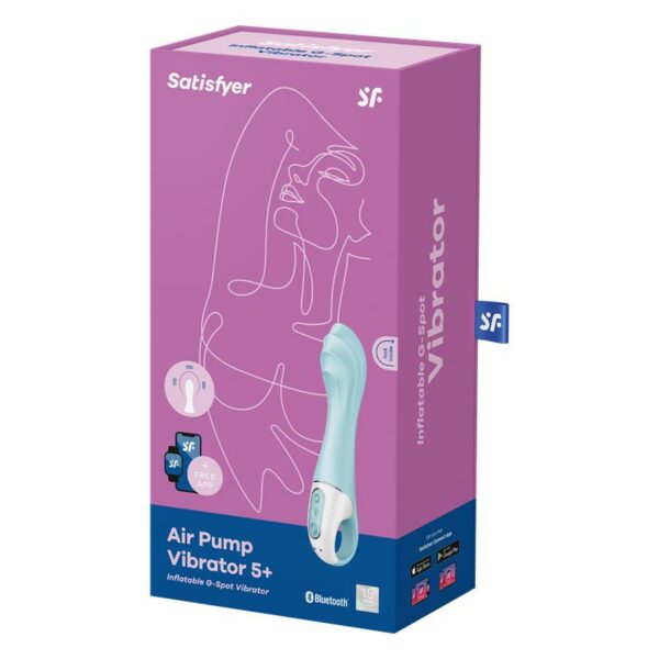 Vibrador con Inflado Air Pump Vibrator 5 con APP Satisfyer Connect - Imagen 7
