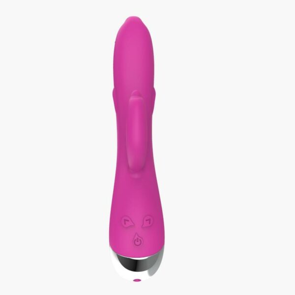 Vibrador Dolphin 6 Funciones USB Rosa - Imagen 2