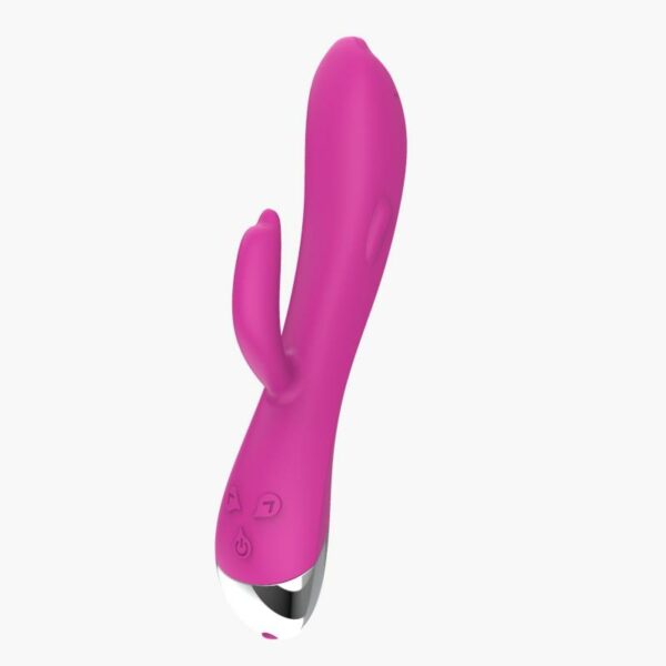 Vibrador Dolphin 6 Funciones USB Rosa - Imagen 3