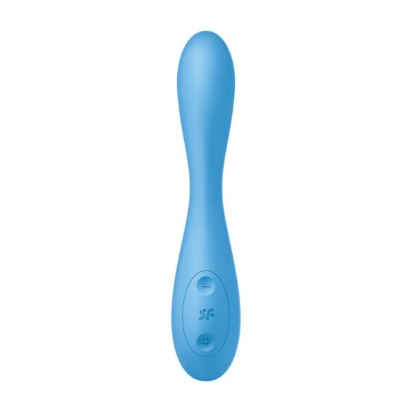 Vibrador G-Spot Flex 4 con APP Satisfyer Connect Azul