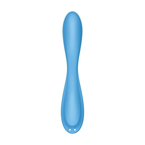 Vibrador G-Spot Flex 4 con APP Satisfyer Connect Azul