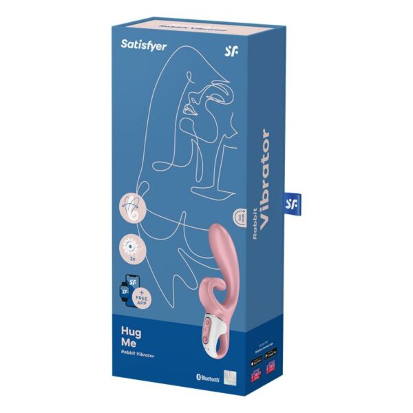 Vibrador Hug Me con APP Satisfyer Connect Rosa - Imagen 2