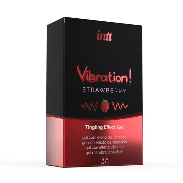 Vibrador Liquido Efecto Calor Aroma Fresa 15 ml - Imagen 2