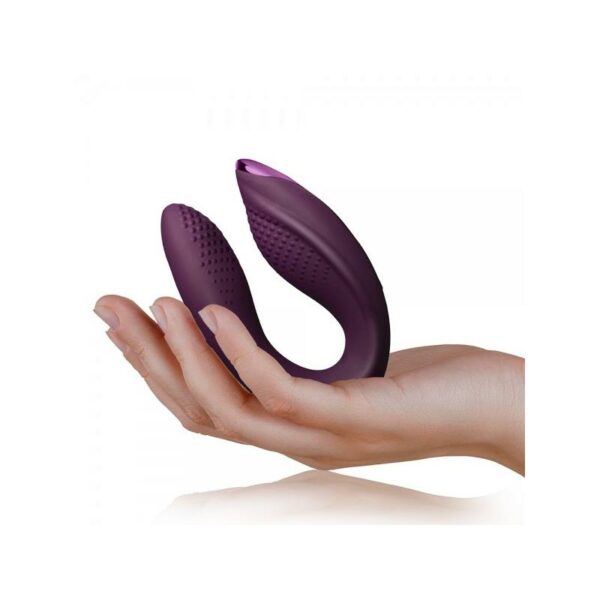 Vibrador para Parejas Rock-Chick Diva Púrpura - Imagen 4