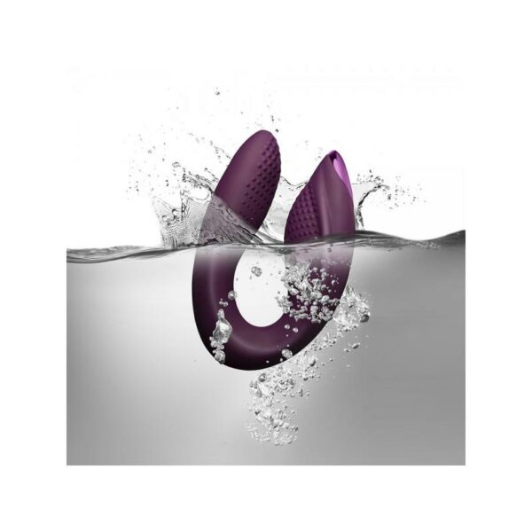 Vibrador para Parejas Rock-Chick Diva Púrpura - Imagen 5