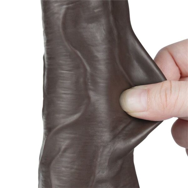 Dildo Dual Density Piel Deslizante 8.5 - Imagen 10