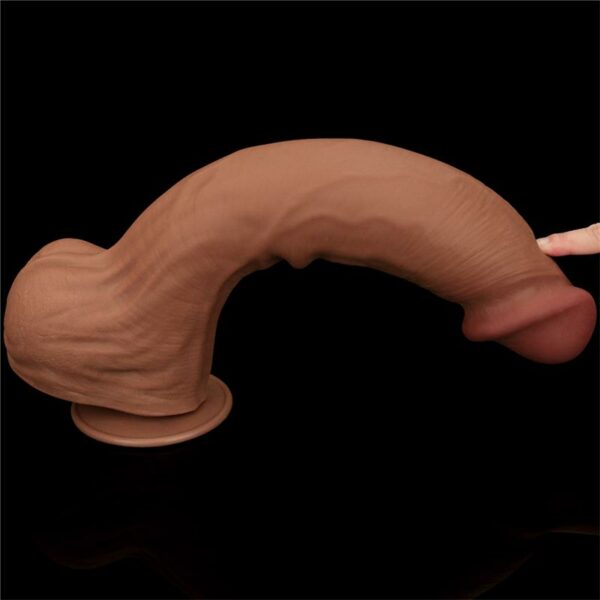 Dildo Dual Density Piel Deslizante 14