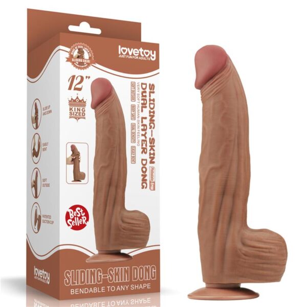 Dildo Dual Density Piel Deslizante 12 - Imagen 21