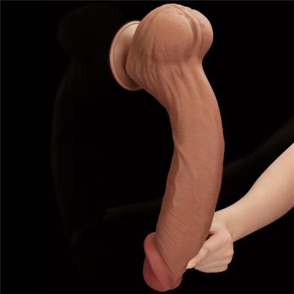 Dildo Dual Density Piel Deslizante 14 - Imagen 16