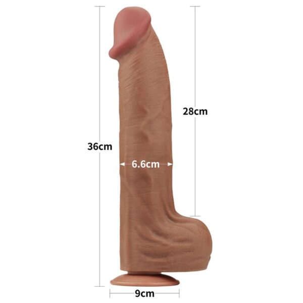Dildo Dual Density Piel Deslizante 14 - Imagen 22