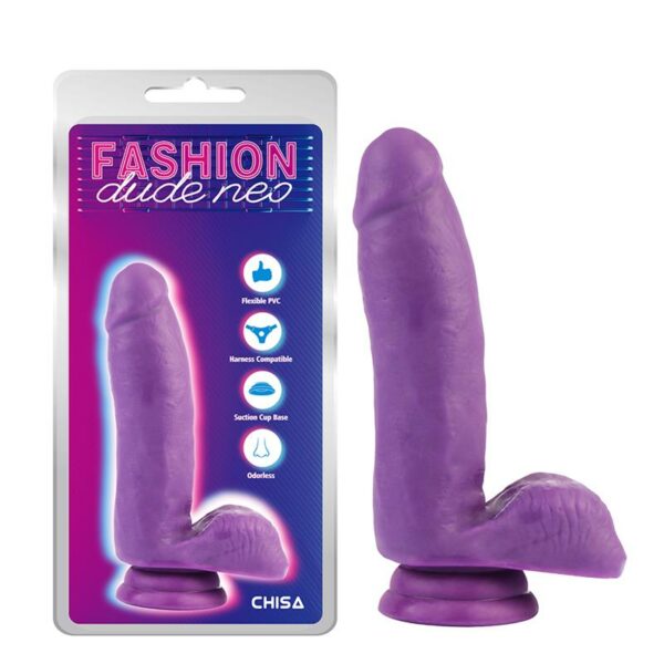 Dildo Dual Density Purpura 6.7