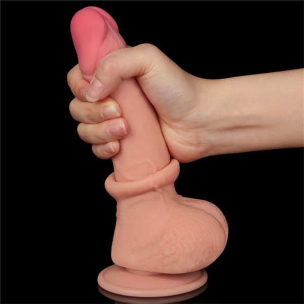 Dildo Dual Layer Piel Deslizante 7.5 - Imagen 15