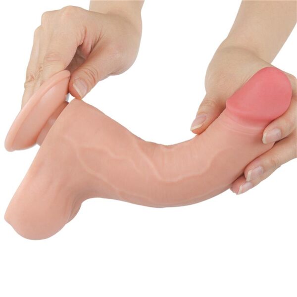 Dildo Dual Layer Piel Deslizante 8.5 - Imagen 15