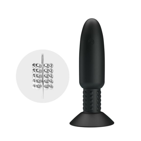 Plug Anal con Vibración y Rotación con Control Remoto USB