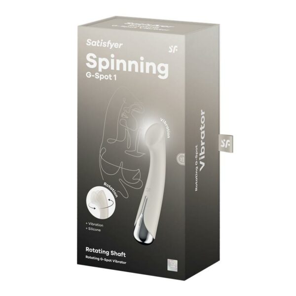 Spinning G-Spot 1 Vibrador y Rotador Beige