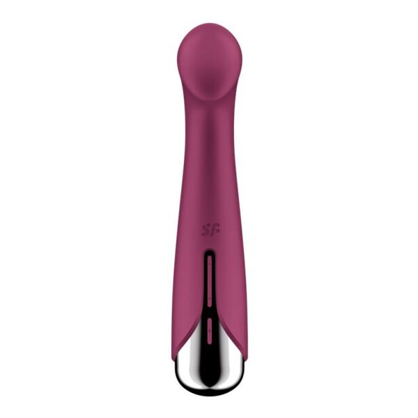 Spinning G-Spot 1 Vibrador y Rotador Rojo