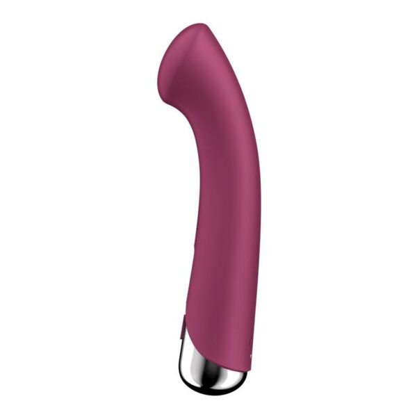 Spinning G-Spot 1 Vibrador y Rotador Rojo