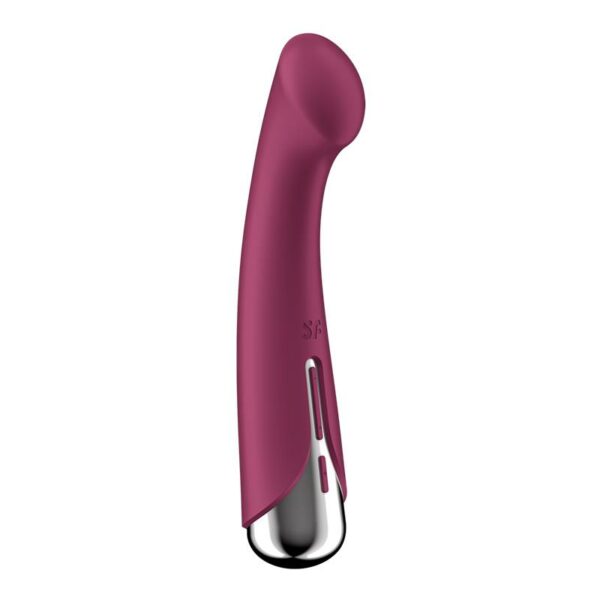 Spinning G-Spot 1 Vibrador y Rotador Rojo