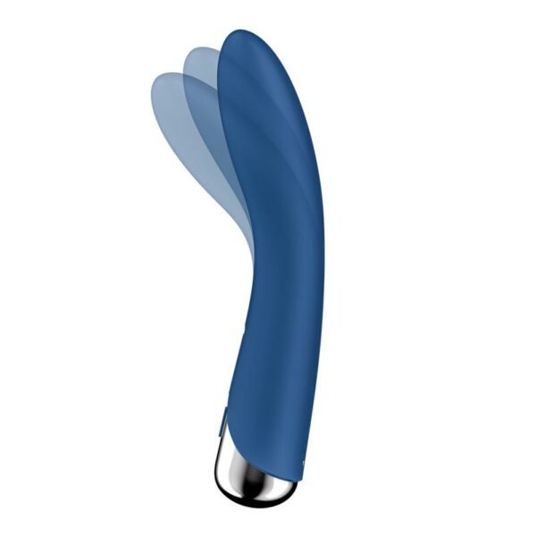 Spinning Vibe 1 Vibrador y Rotador Azul