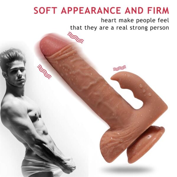 Austin Dildo con 20 Modos de Vibración y Estimulador de Clítoris - Imagen 13