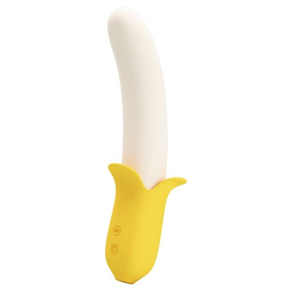 Banana Geek Vibrador con Thrusting USB