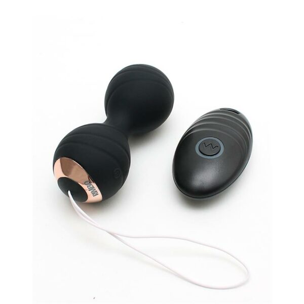 Bolas Kegel con Vibración y Control Remoto Cannes Negro